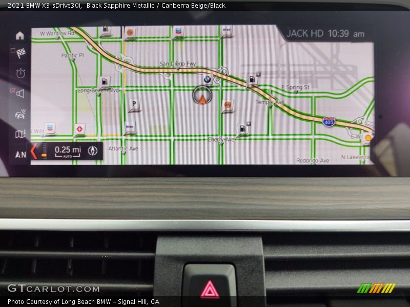 Black Sapphire Metallic / Canberra Beige/Black 2021 BMW X3 sDrive30i