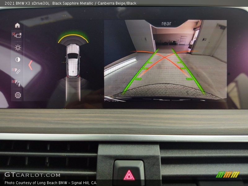 Black Sapphire Metallic / Canberra Beige/Black 2021 BMW X3 sDrive30i