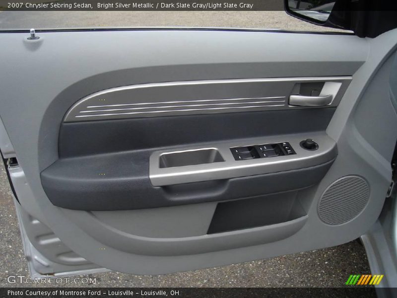 Bright Silver Metallic / Dark Slate Gray/Light Slate Gray 2007 Chrysler Sebring Sedan