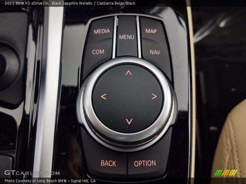 Black Sapphire Metallic / Canberra Beige/Black 2021 BMW X3 sDrive30i