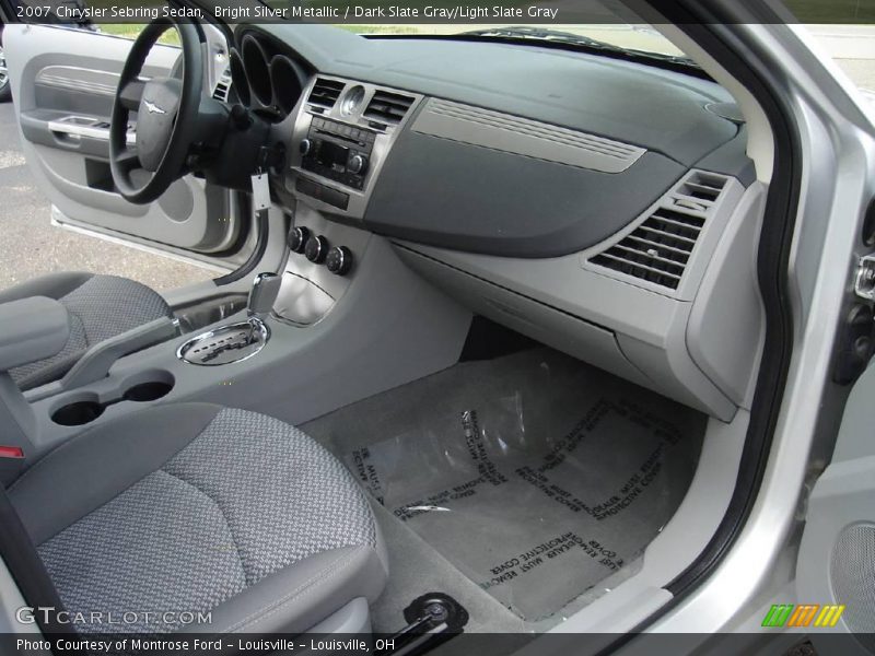 Bright Silver Metallic / Dark Slate Gray/Light Slate Gray 2007 Chrysler Sebring Sedan