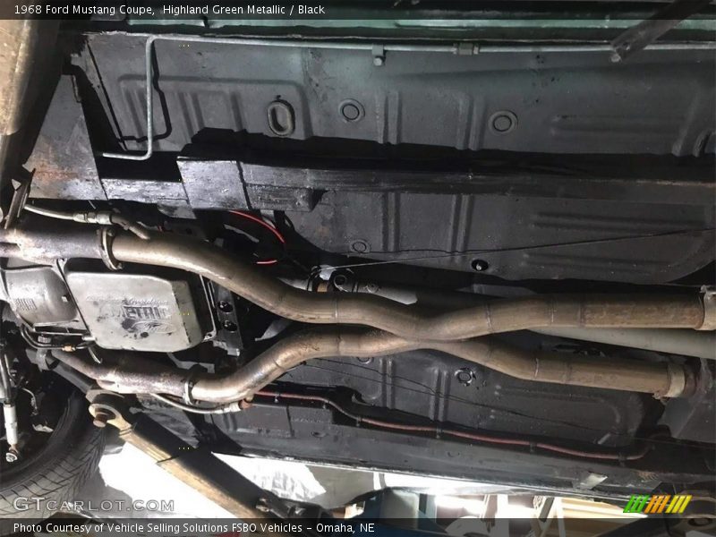 Highland Green Metallic / Black 1968 Ford Mustang Coupe