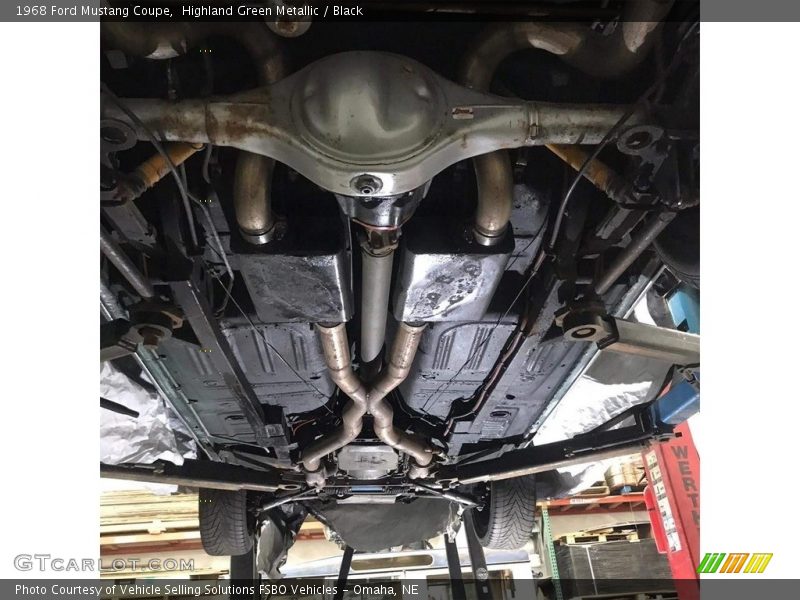 Highland Green Metallic / Black 1968 Ford Mustang Coupe