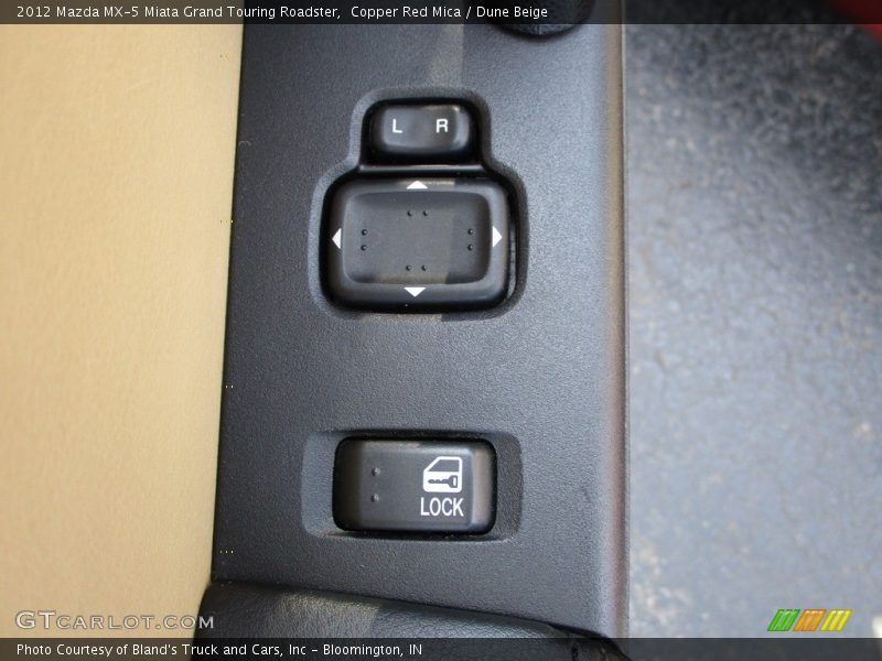 Copper Red Mica / Dune Beige 2012 Mazda MX-5 Miata Grand Touring Roadster