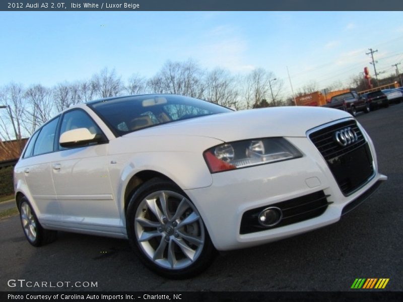 Ibis White / Luxor Beige 2012 Audi A3 2.0T