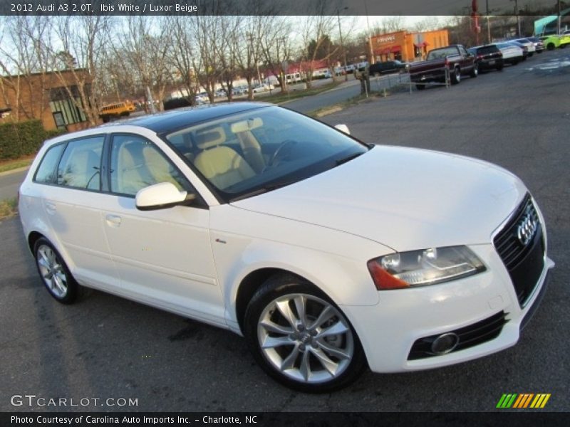 Ibis White / Luxor Beige 2012 Audi A3 2.0T