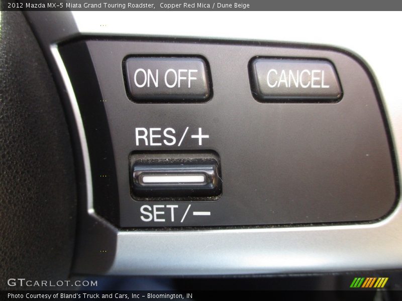 Copper Red Mica / Dune Beige 2012 Mazda MX-5 Miata Grand Touring Roadster