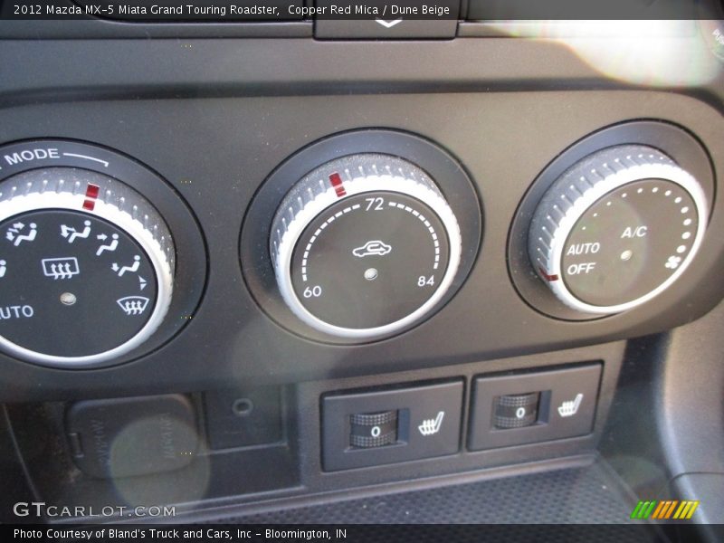 Copper Red Mica / Dune Beige 2012 Mazda MX-5 Miata Grand Touring Roadster
