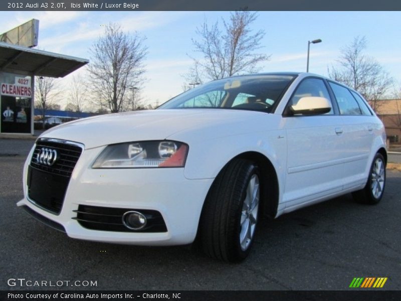 Ibis White / Luxor Beige 2012 Audi A3 2.0T