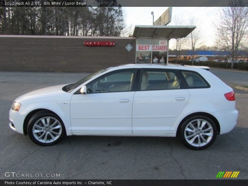 Ibis White / Luxor Beige 2012 Audi A3 2.0T