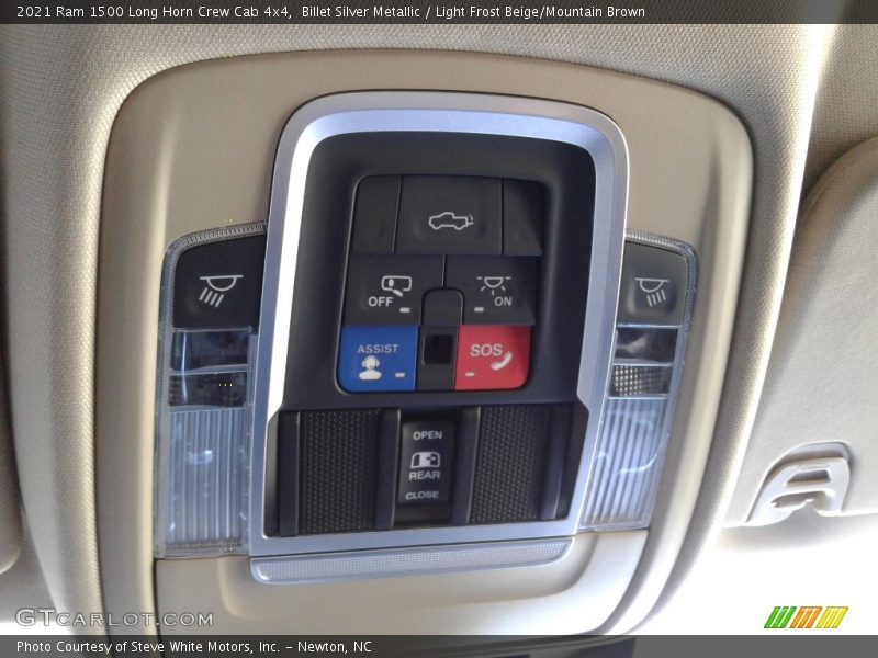 Billet Silver Metallic / Light Frost Beige/Mountain Brown 2021 Ram 1500 Long Horn Crew Cab 4x4