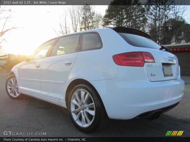 Ibis White / Luxor Beige 2012 Audi A3 2.0T