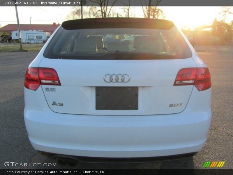 Ibis White / Luxor Beige 2012 Audi A3 2.0T