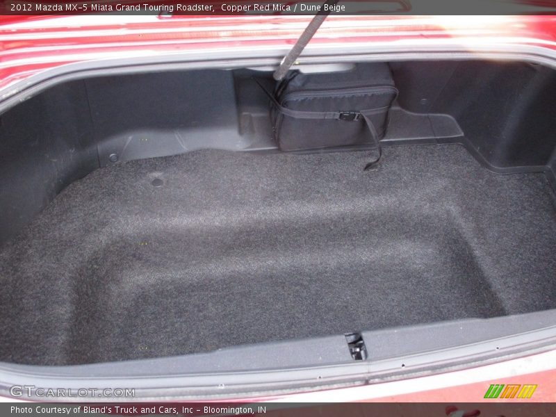Copper Red Mica / Dune Beige 2012 Mazda MX-5 Miata Grand Touring Roadster