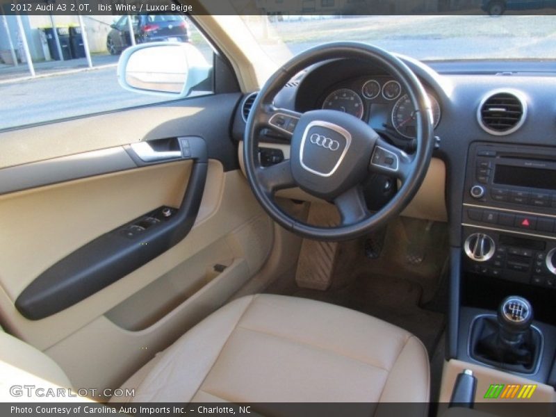 Ibis White / Luxor Beige 2012 Audi A3 2.0T