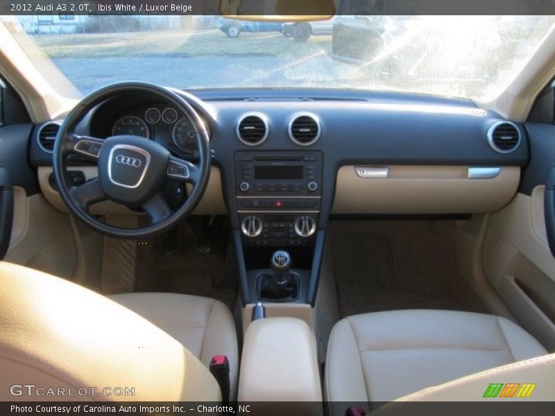 Ibis White / Luxor Beige 2012 Audi A3 2.0T