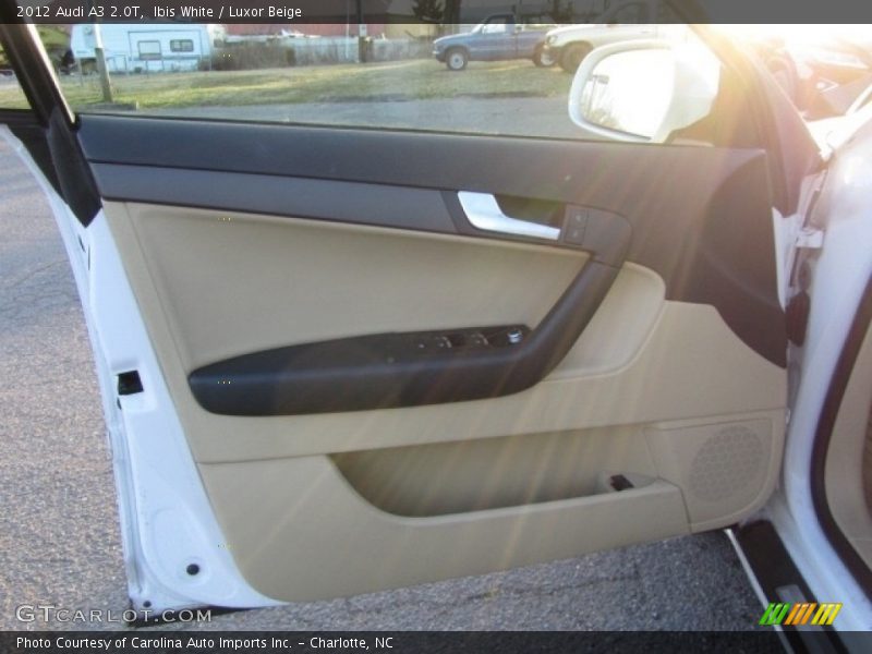 Ibis White / Luxor Beige 2012 Audi A3 2.0T