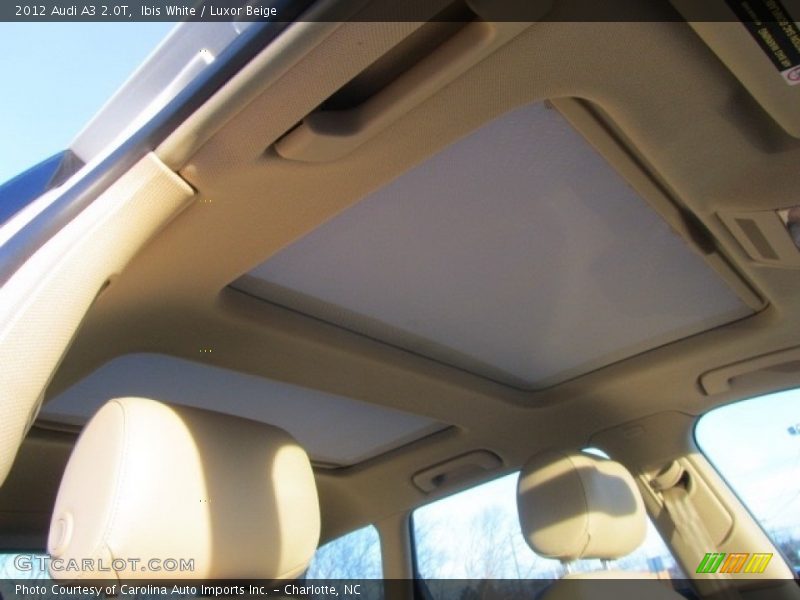 Ibis White / Luxor Beige 2012 Audi A3 2.0T