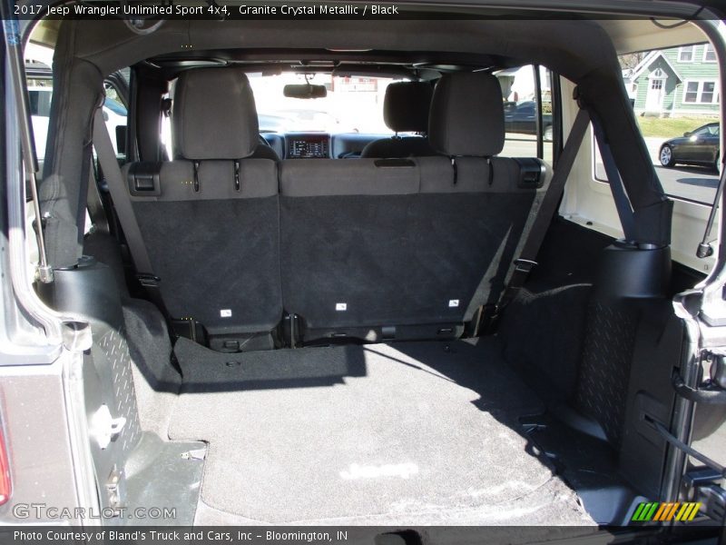 Granite Crystal Metallic / Black 2017 Jeep Wrangler Unlimited Sport 4x4