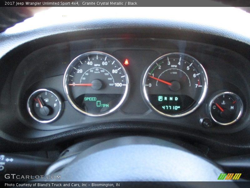 Granite Crystal Metallic / Black 2017 Jeep Wrangler Unlimited Sport 4x4