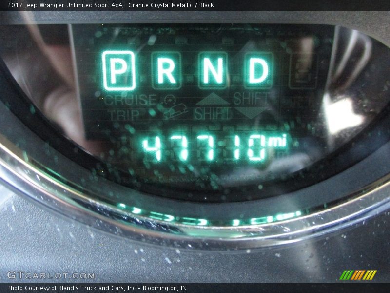 Granite Crystal Metallic / Black 2017 Jeep Wrangler Unlimited Sport 4x4