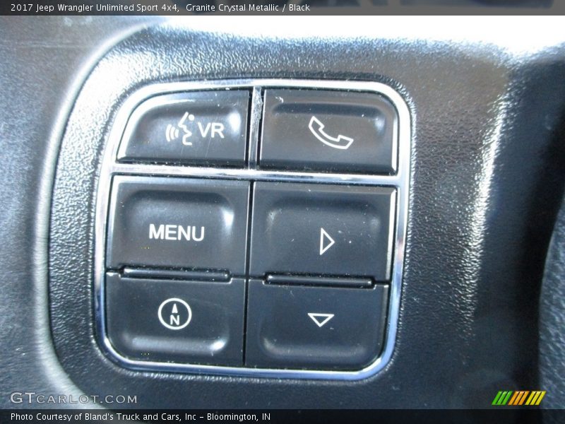 Granite Crystal Metallic / Black 2017 Jeep Wrangler Unlimited Sport 4x4