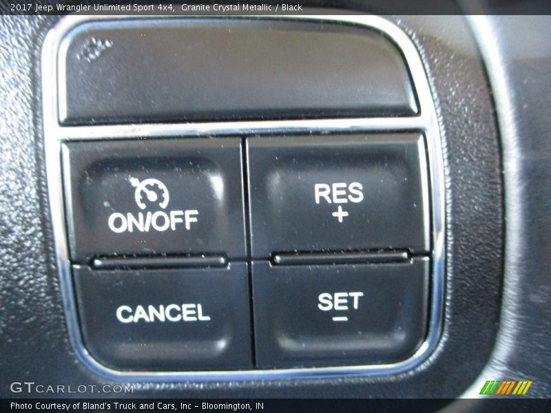Granite Crystal Metallic / Black 2017 Jeep Wrangler Unlimited Sport 4x4