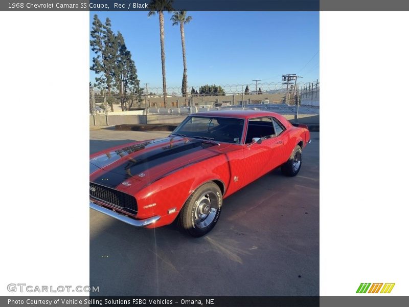 Red / Black 1968 Chevrolet Camaro SS Coupe