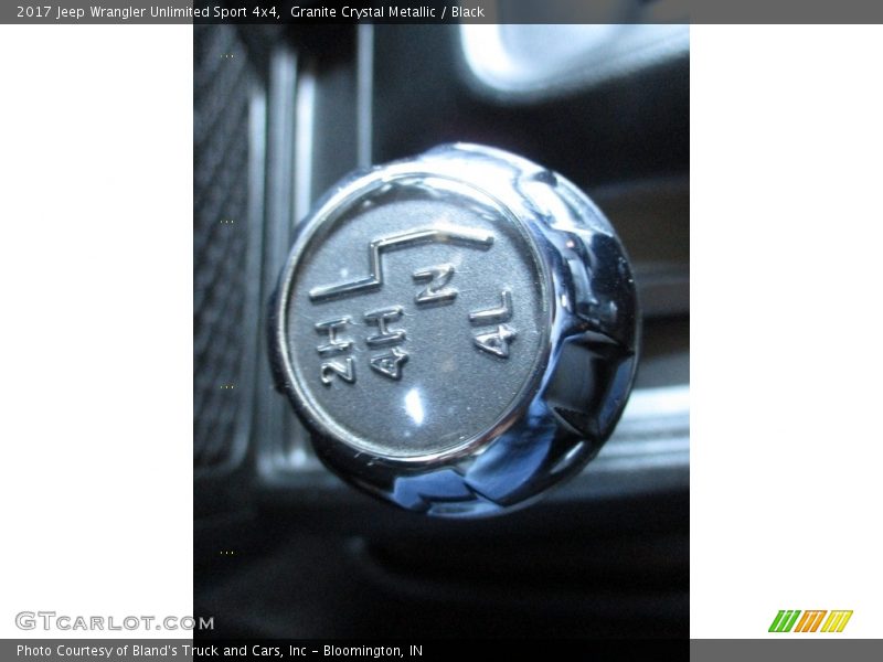 Granite Crystal Metallic / Black 2017 Jeep Wrangler Unlimited Sport 4x4