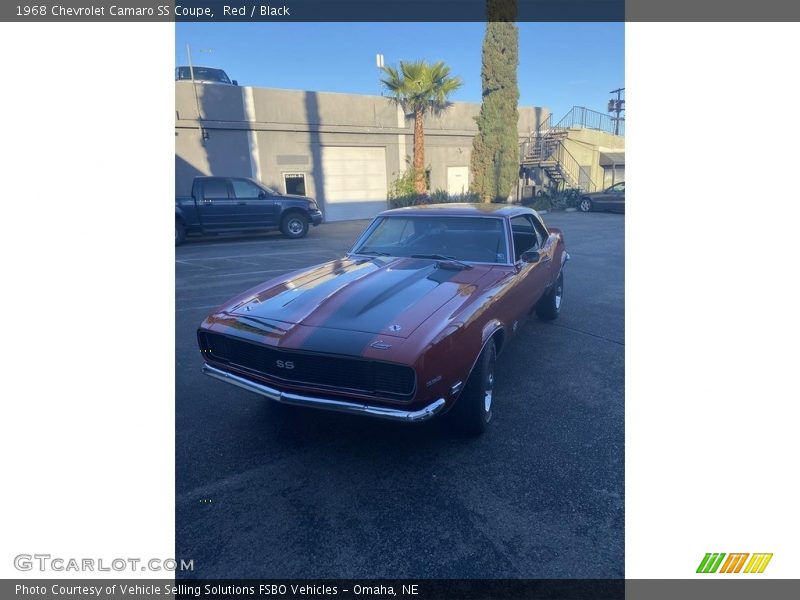 Red / Black 1968 Chevrolet Camaro SS Coupe