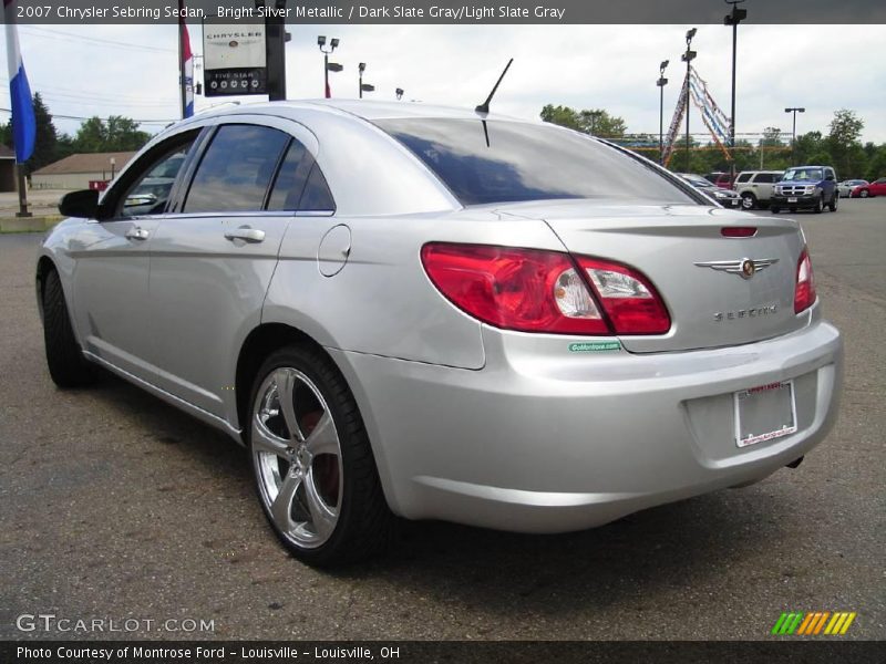 Bright Silver Metallic / Dark Slate Gray/Light Slate Gray 2007 Chrysler Sebring Sedan