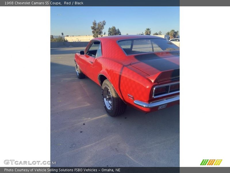 Red / Black 1968 Chevrolet Camaro SS Coupe