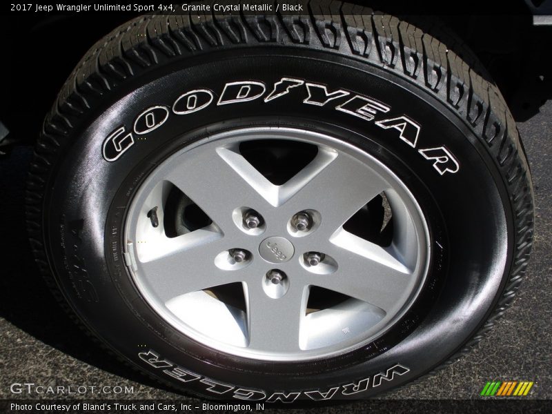 Granite Crystal Metallic / Black 2017 Jeep Wrangler Unlimited Sport 4x4