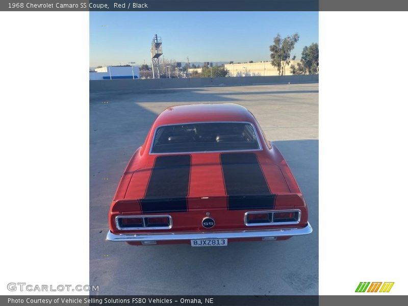 Red / Black 1968 Chevrolet Camaro SS Coupe