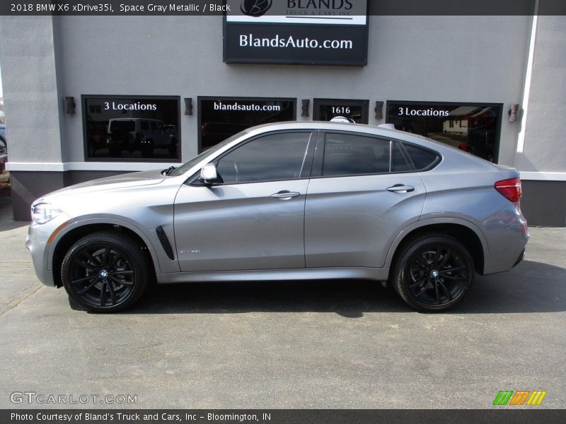 Space Gray Metallic / Black 2018 BMW X6 xDrive35i