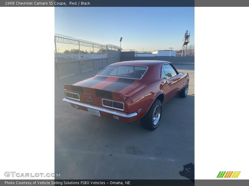 Red / Black 1968 Chevrolet Camaro SS Coupe