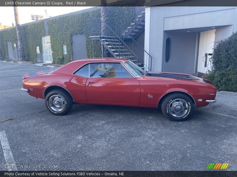 Red / Black 1968 Chevrolet Camaro SS Coupe