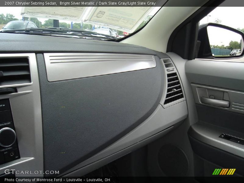 Bright Silver Metallic / Dark Slate Gray/Light Slate Gray 2007 Chrysler Sebring Sedan