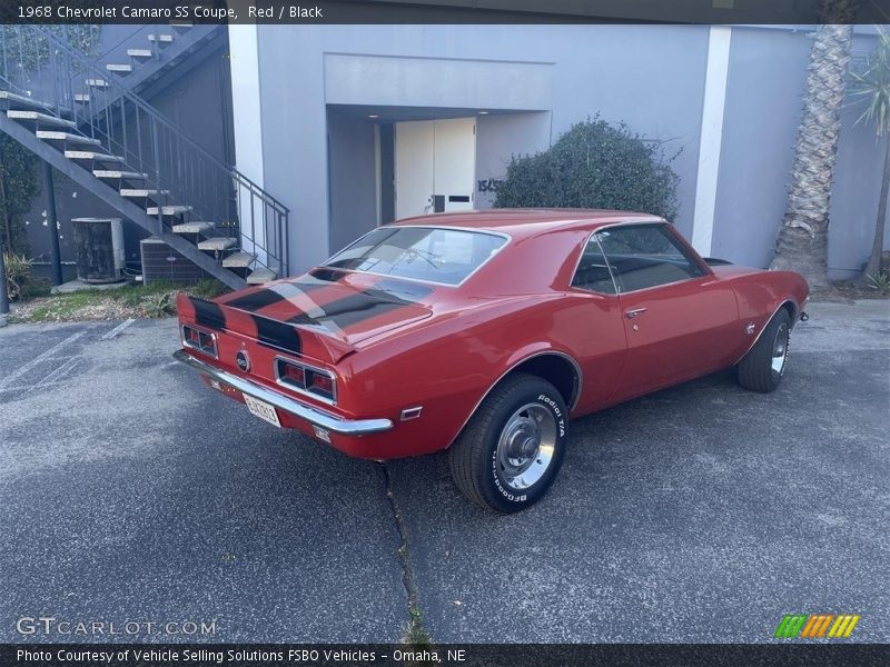 Red / Black 1968 Chevrolet Camaro SS Coupe