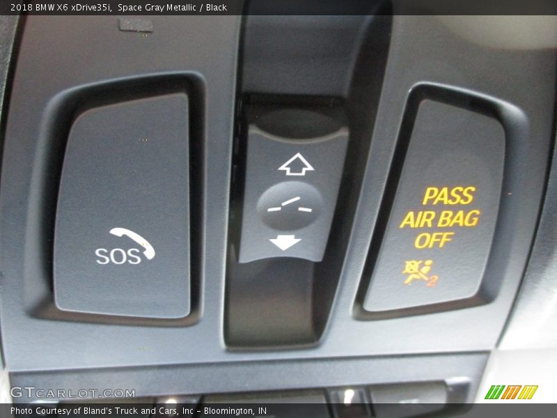 Space Gray Metallic / Black 2018 BMW X6 xDrive35i