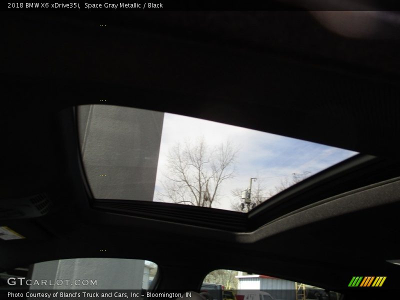 Space Gray Metallic / Black 2018 BMW X6 xDrive35i