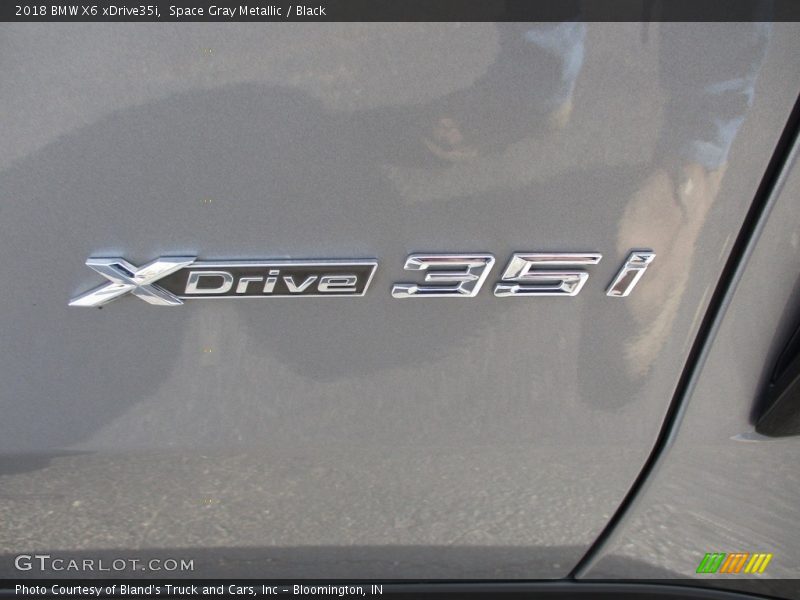Space Gray Metallic / Black 2018 BMW X6 xDrive35i