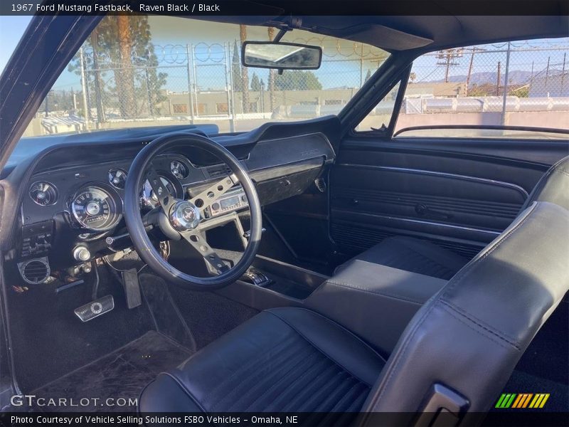 Raven Black / Black 1967 Ford Mustang Fastback