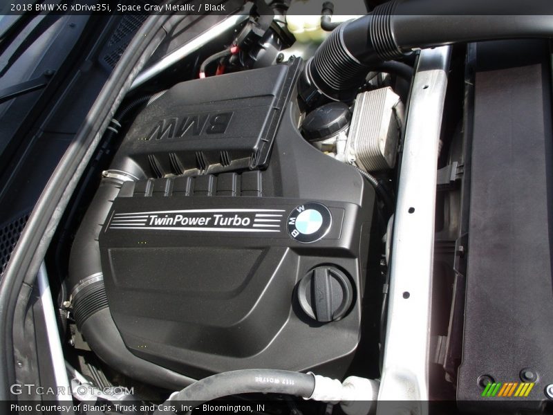 Space Gray Metallic / Black 2018 BMW X6 xDrive35i