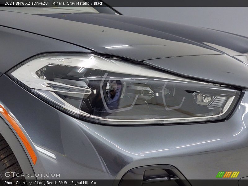 Mineral Gray Metallic / Black 2021 BMW X2 sDrive28i