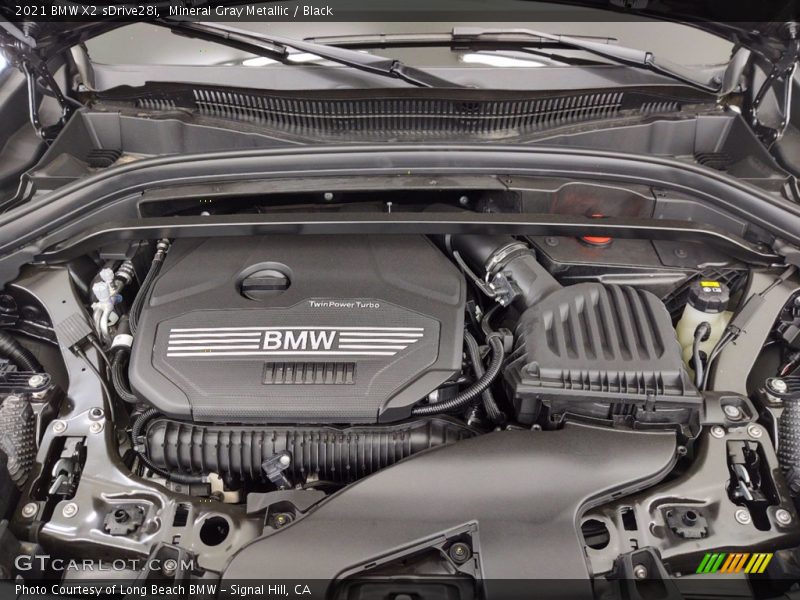 Mineral Gray Metallic / Black 2021 BMW X2 sDrive28i