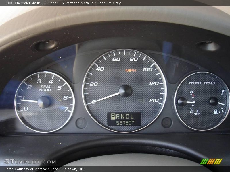 Silverstone Metallic / Titanium Gray 2006 Chevrolet Malibu LT Sedan