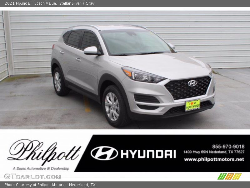 Stellar Silver / Gray 2021 Hyundai Tucson Value