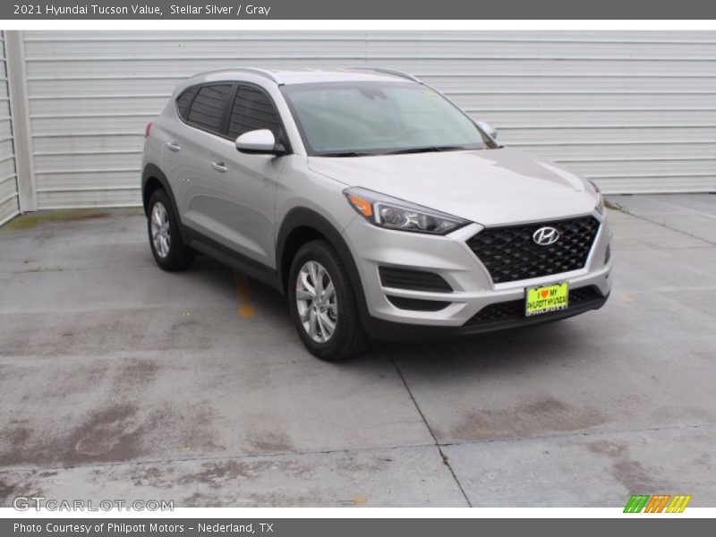 Stellar Silver / Gray 2021 Hyundai Tucson Value