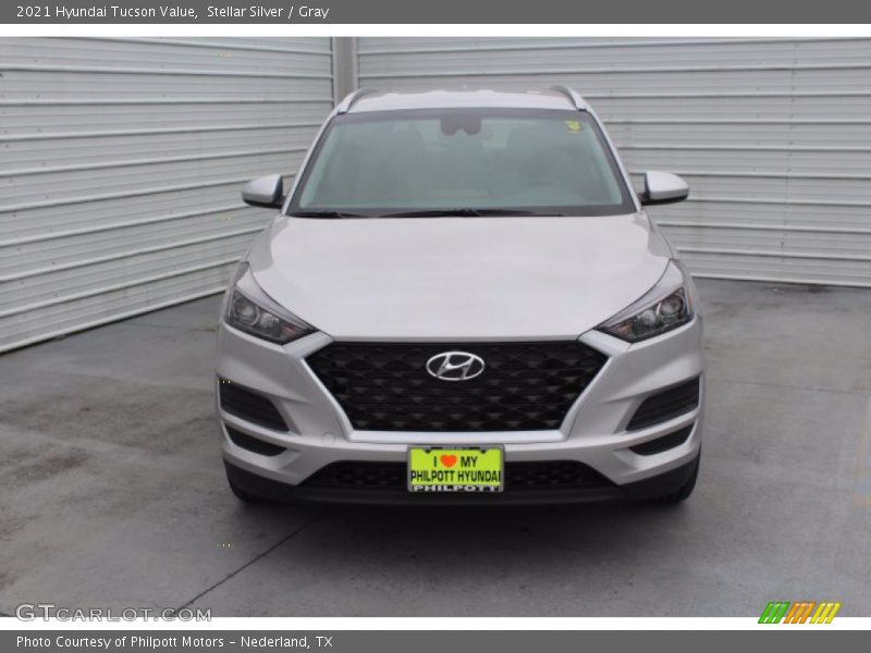 Stellar Silver / Gray 2021 Hyundai Tucson Value